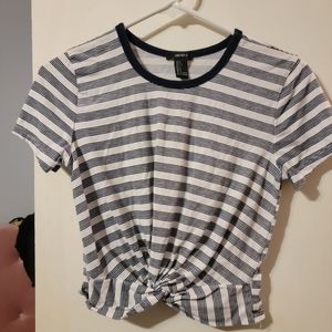 Forever 21 Stripe Crop Top